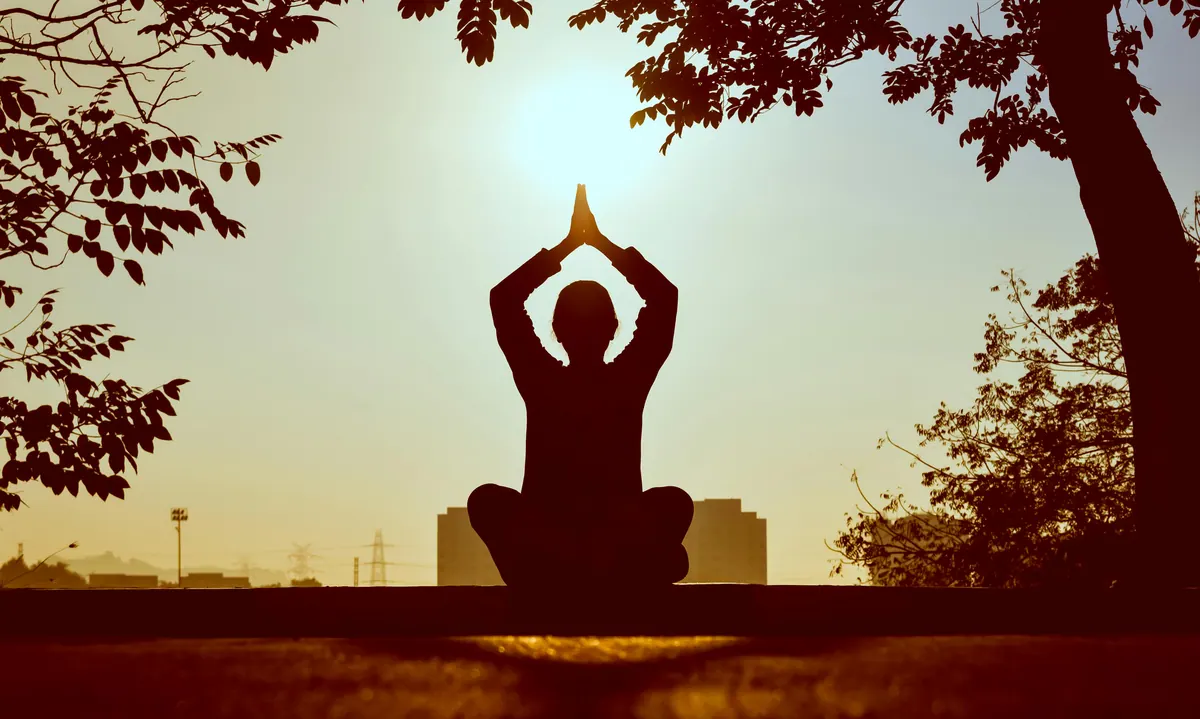 Séance de yoga en groupe